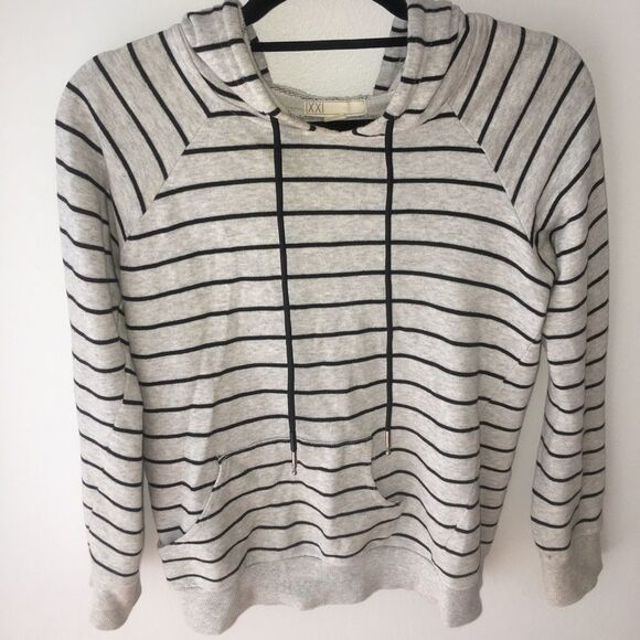 — Forever 21 — Striped Hoodie S/P - Picture 5 of 6